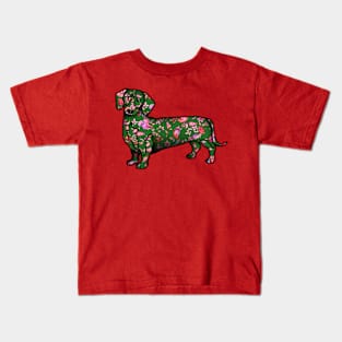 Christmas Dachshund Kids T-Shirt